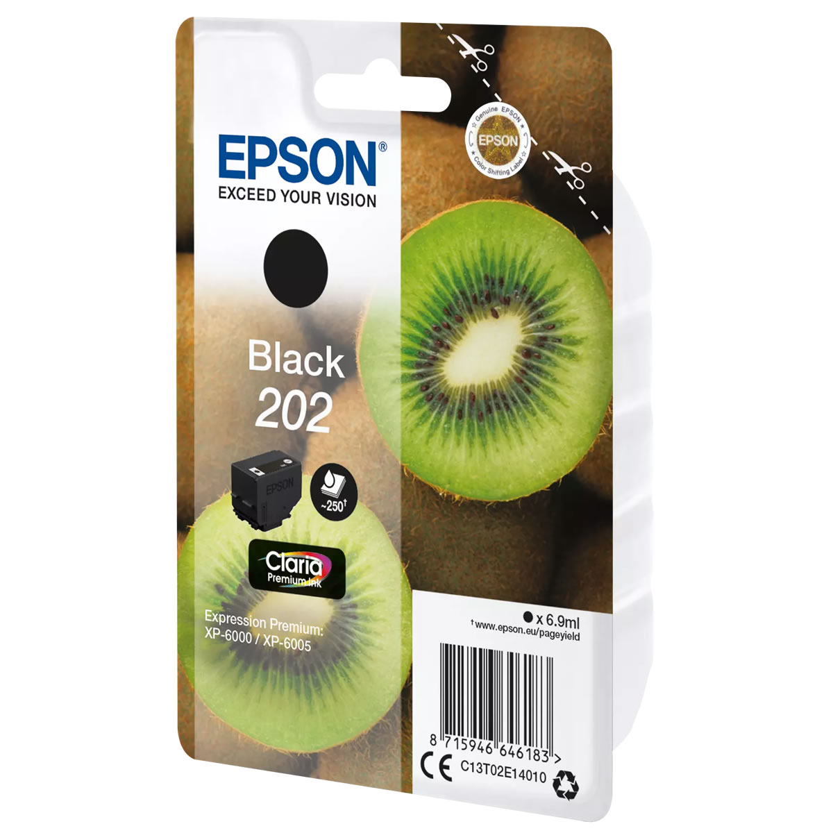 Original Epson 202 Black Ink Cartridges