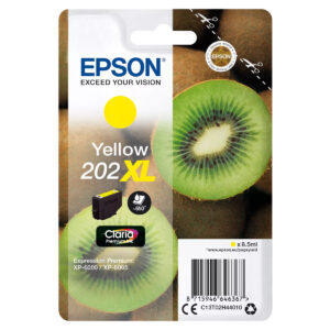 Original Epson 202XL Yellow Ink Cartridge