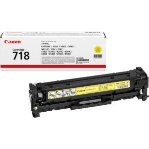 Original Canon 718 (2659B002) Toner Cartridge - Yellow