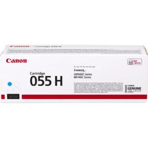Original Canon 055HC (3019C002) High Capacity Toner Cartridge Cyan