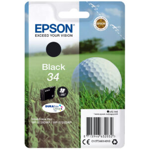 Original Epson 34 Black Ink Cartridge
