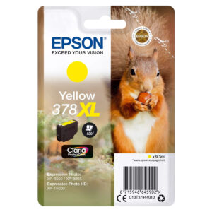Original Epson 378XL Yellow Ink Cartridge