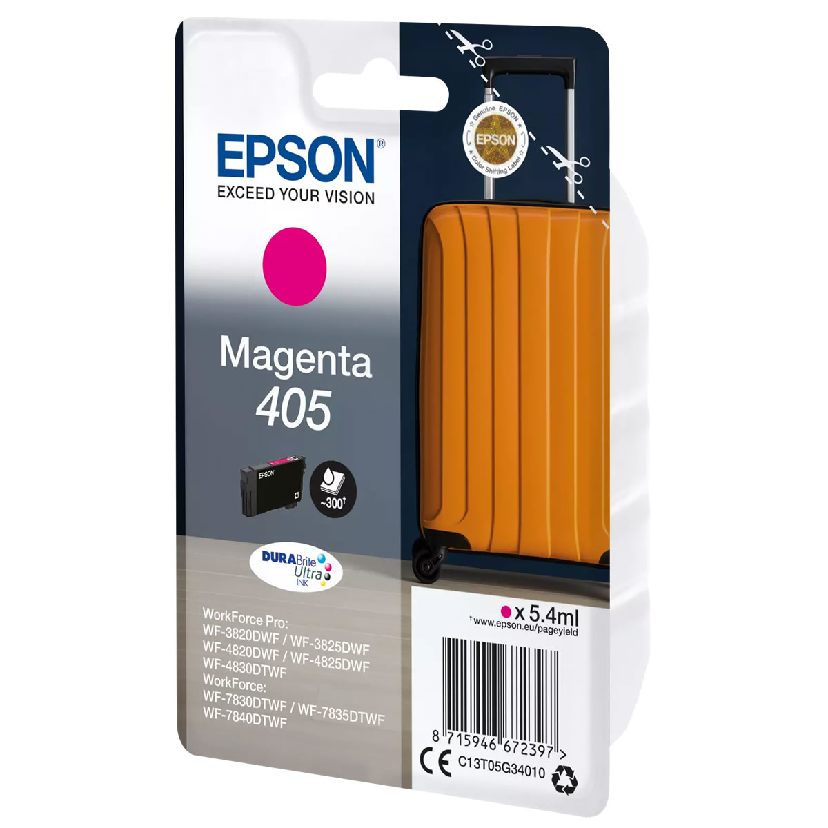 Original Epson 405 Magenta Ink Cartridges