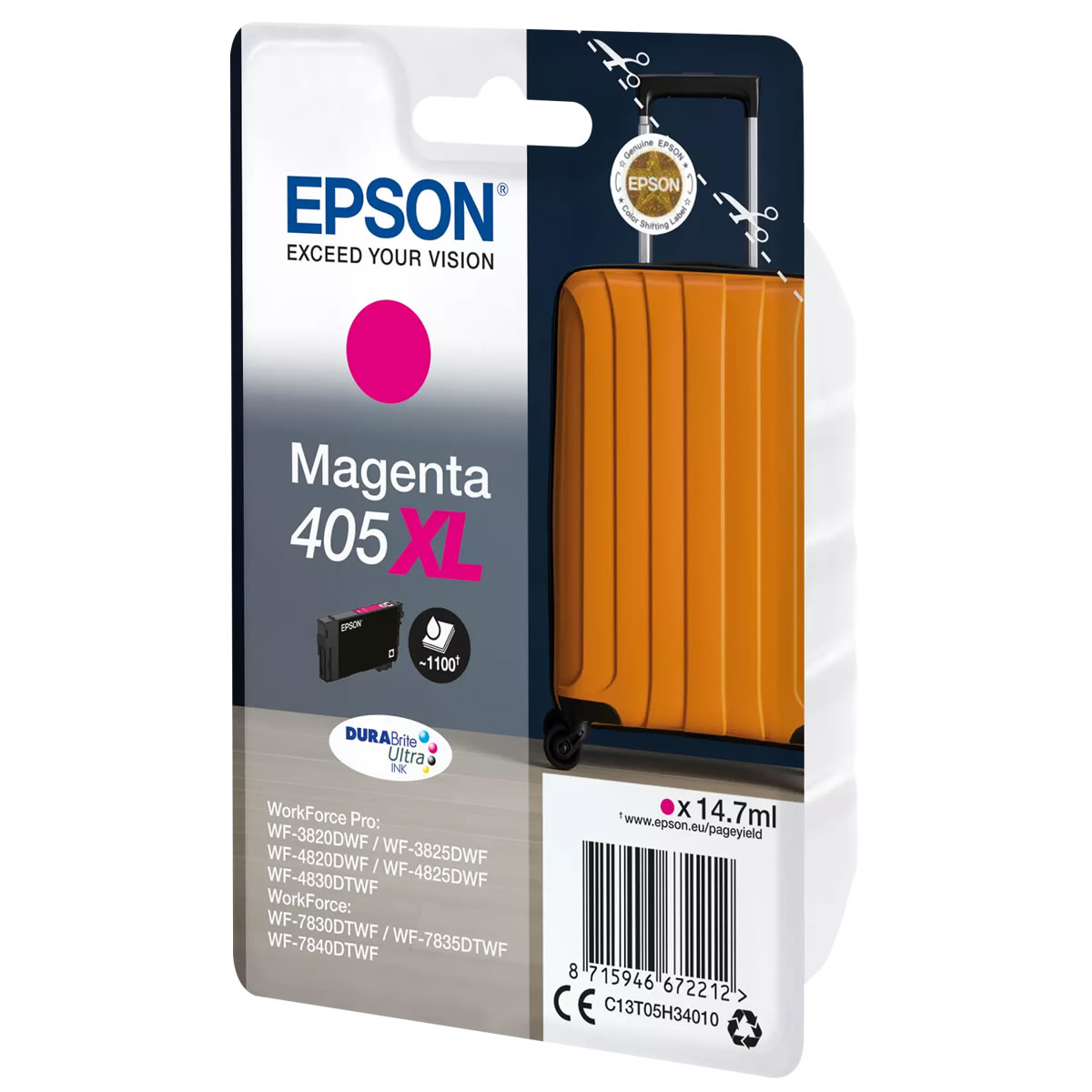 Original Epson 405XL Magenta Ink