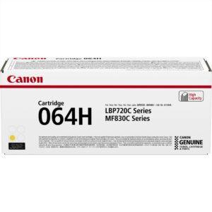 Original Canon 064HY (4932C001) High Capacity Toner Cartridge Yellow