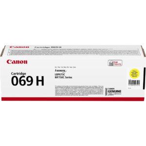 Original Canon 069HY (5095C002) High Capacity Toner Cartridge Yellow