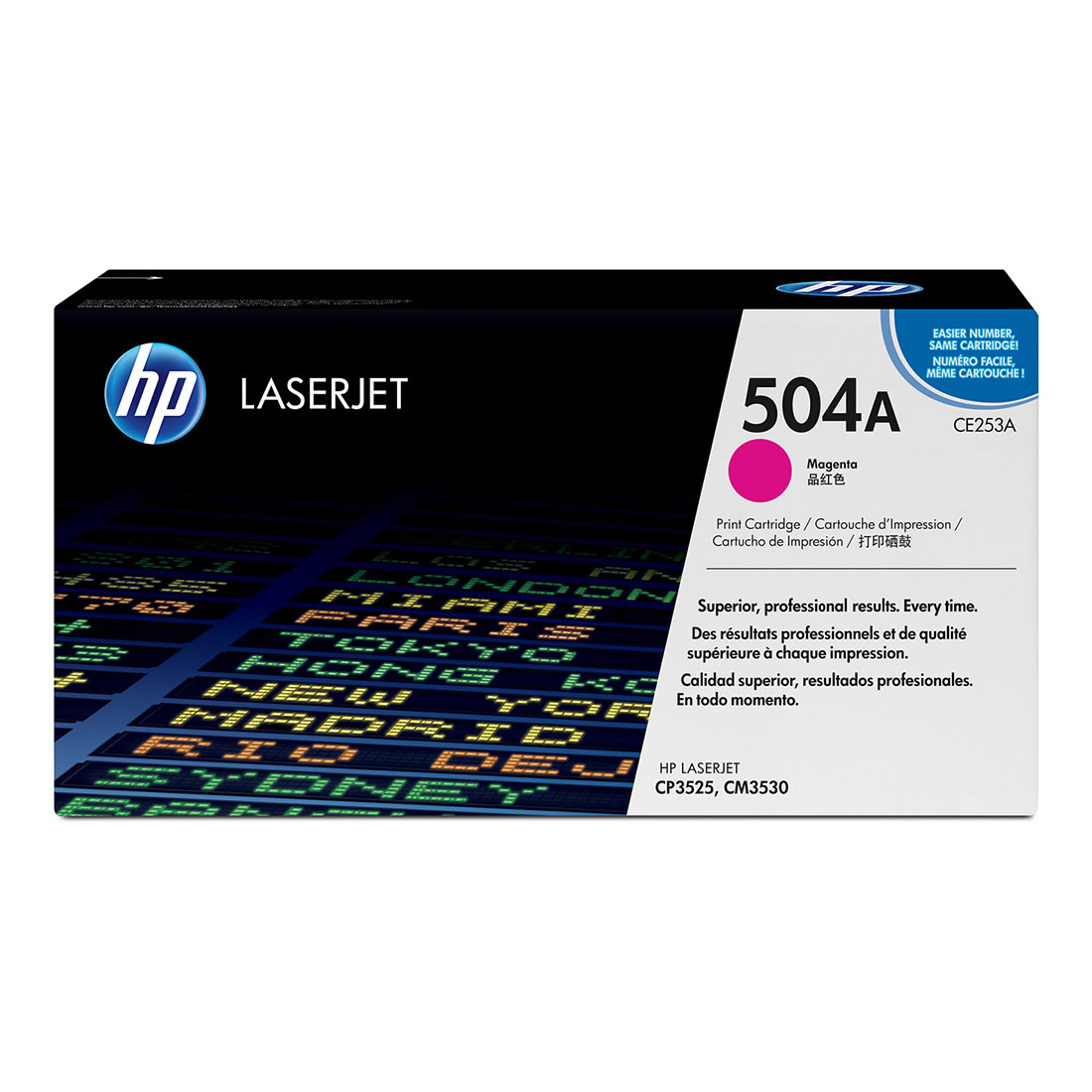 Original HP 504A CE253A Toner Cartridge - Magenta