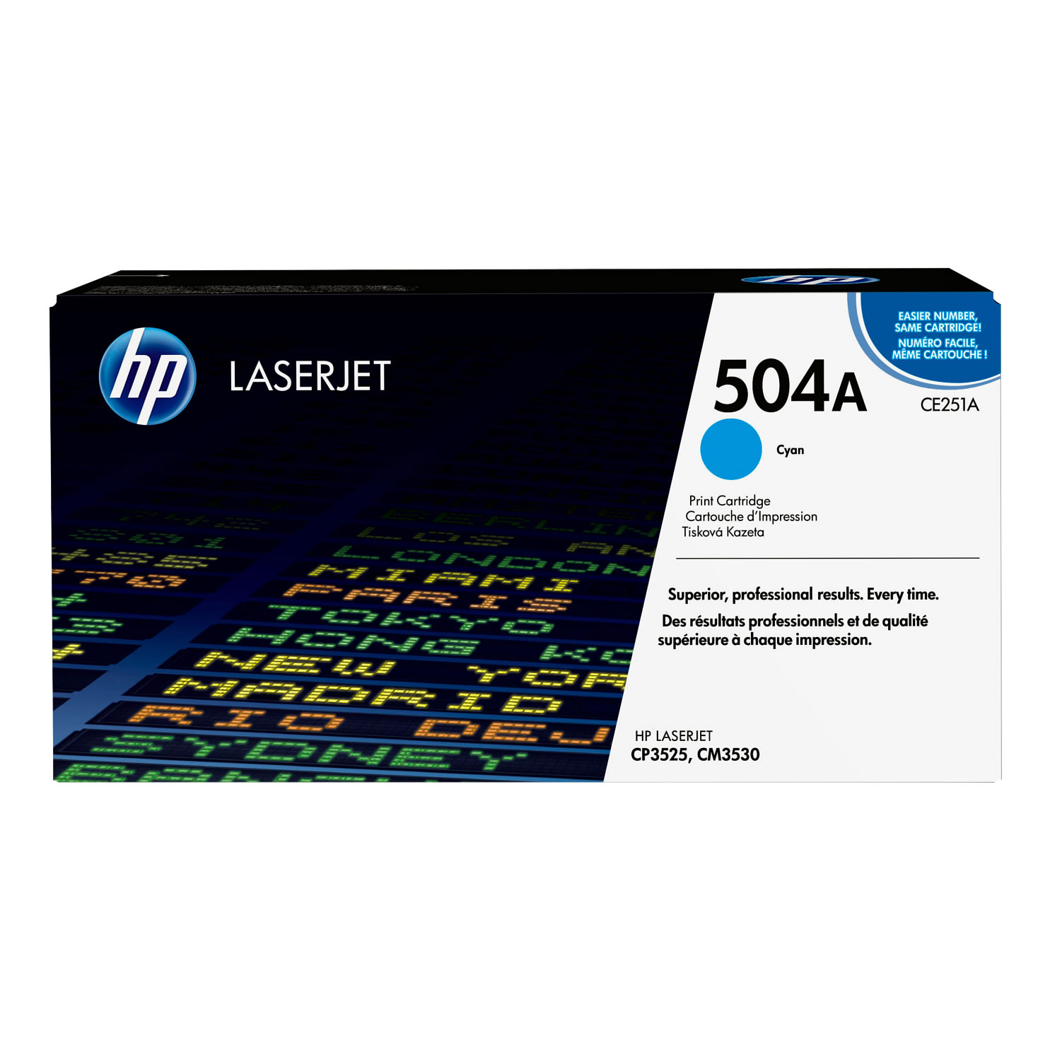Original HP 504A CE251A Toner Cartridge - Cyan