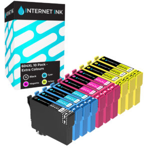 Internet Ink Own Brand Compatible Epson 604XL Ink Cartridge 10 Pack - Extra Colours