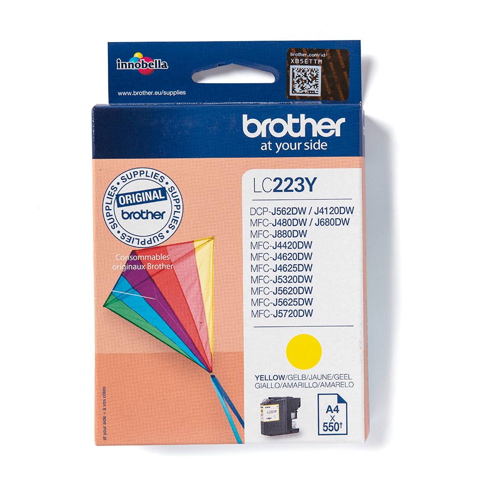 Original Brother LC223Y Yellow Ink Cartridge