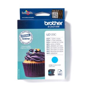 Original Brother LC123C Ink Cartridge - Cyan
