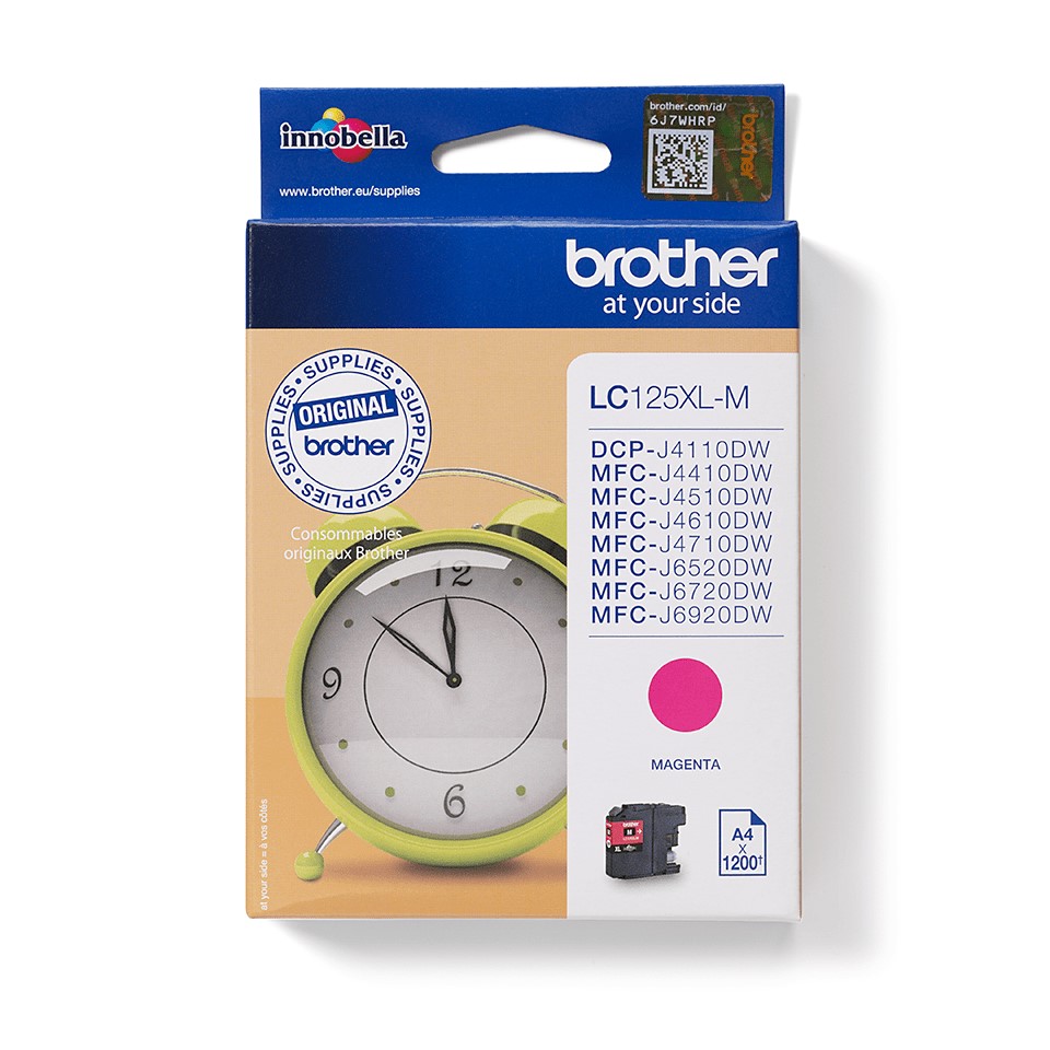 Original Brother LC125XLM Ink Cartridge - Magenta
