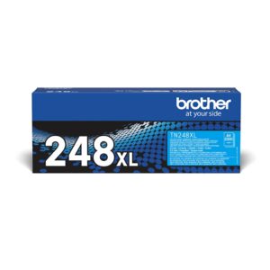 Original Brother TN-248XLC High Yield Toner Cartridge - Cyan