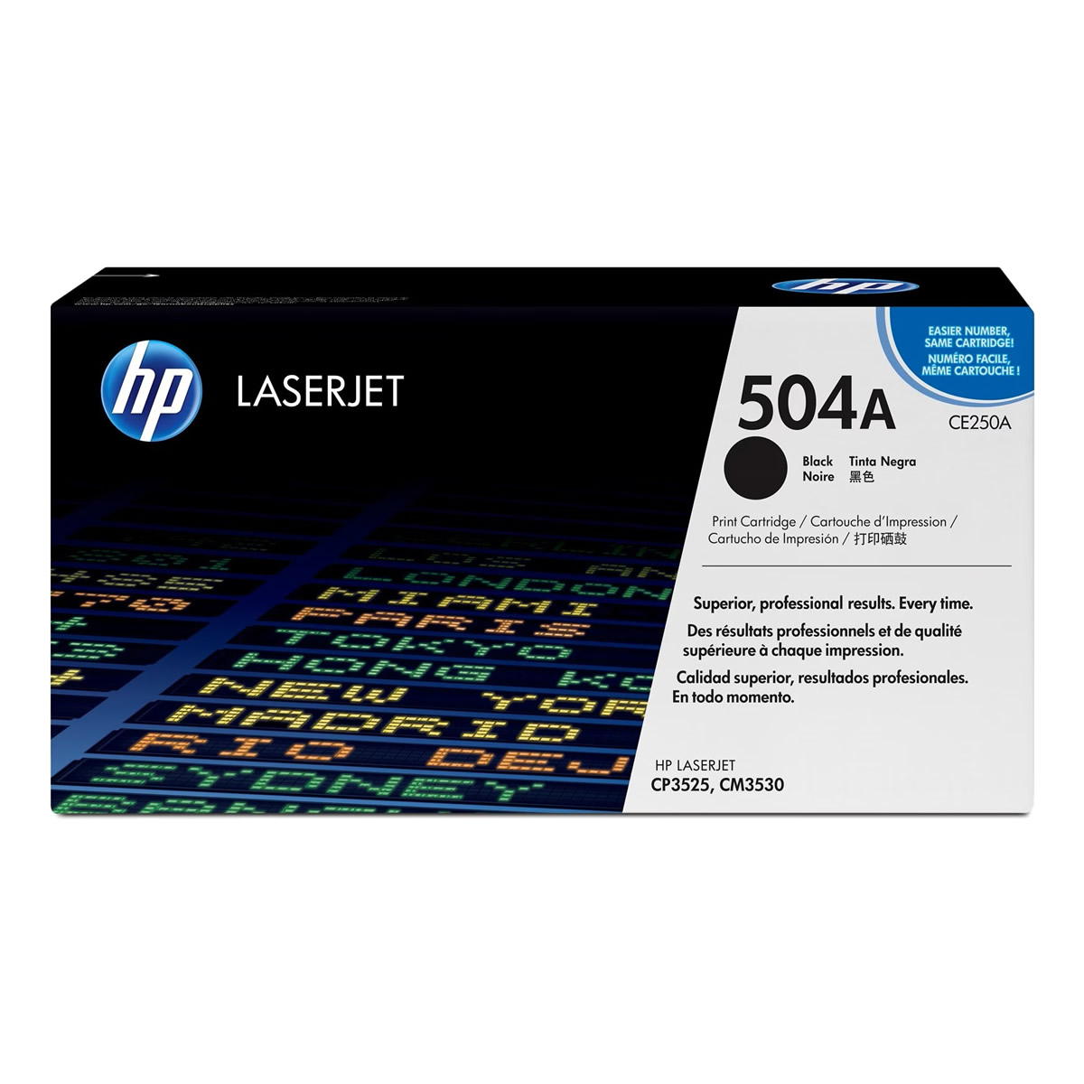 Original HP 504A CE250A Toner Cartridge - Black