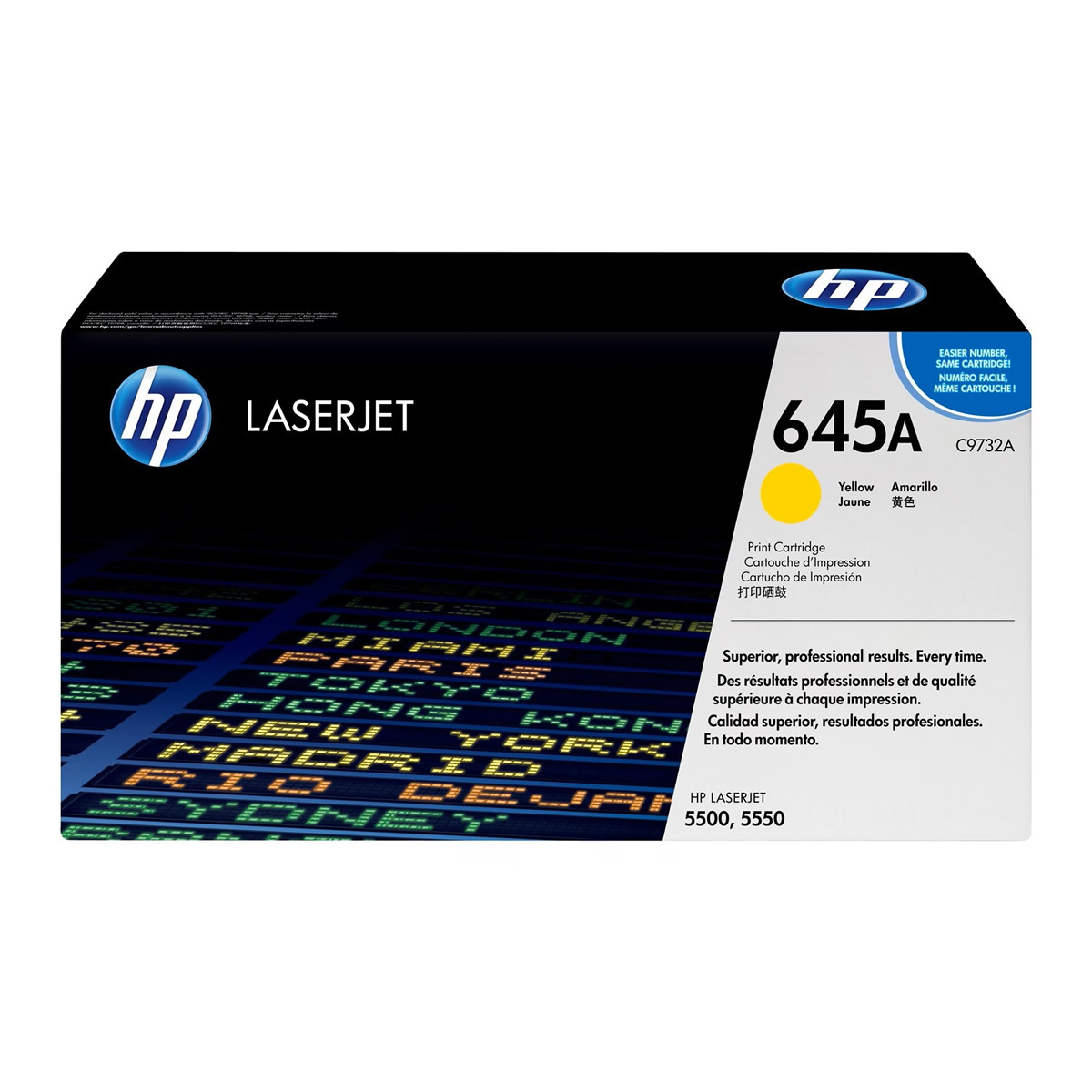 Original HP 645A C9732A Toner Cartridge - Yellow