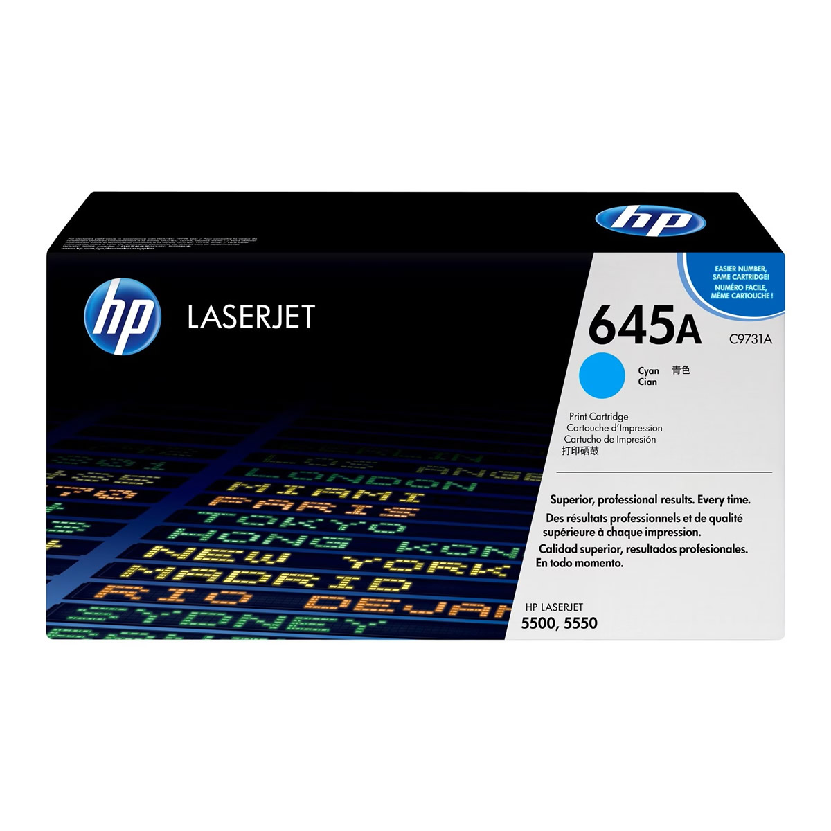 Original HP 645A C9731A Toner Cartridge - Cyan