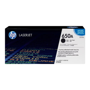 Original HP 650A CE270A Toner Cartridge - Black