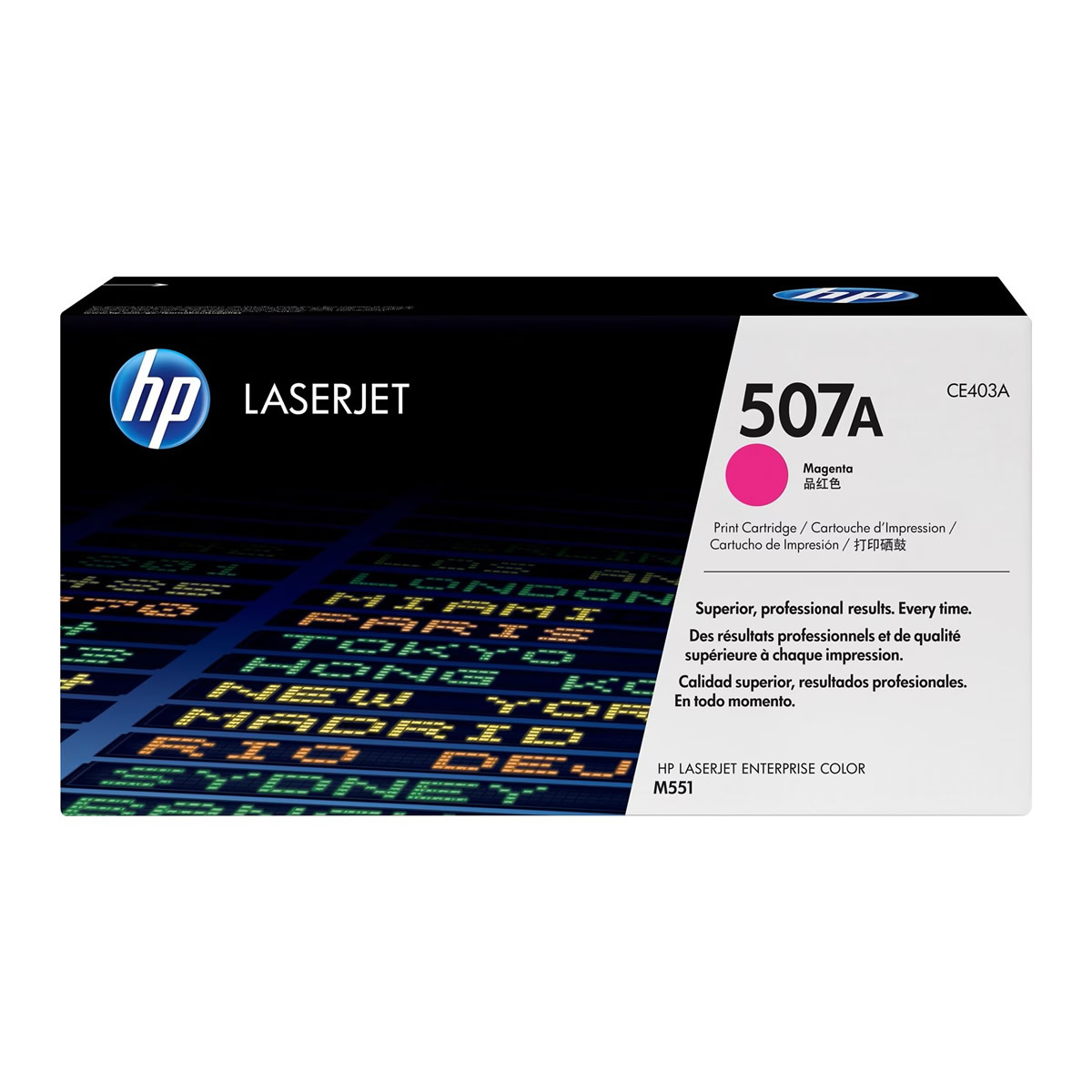 Original HP 507A CE403A Toner Cartridge - Magenta