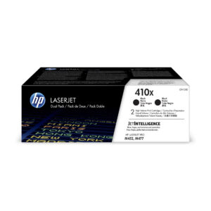 Original HP 410X CF410X Toner Cartridge Twin Pack - Black