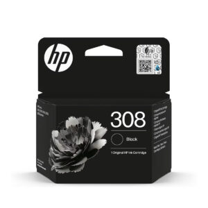 Original HP 308 Black Ink Cartridge