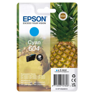 Original Epson 604 Pineapple Cyan Ink Cartridge