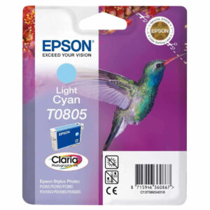 Original Epson T0805 Light Cyan Ink Cartridge