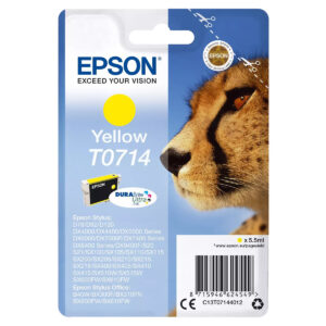 Original Epson T0714 Yellow Ink Cartridge