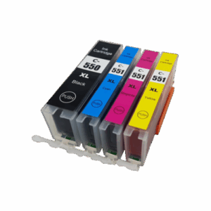 Compatible Canon PGI-550XL CLI-551XL Ink Cartridge Multipack - 4 Inks