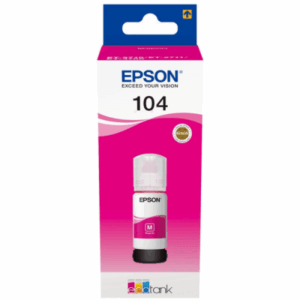 Original Epson 104 Magenta Ink Bottle