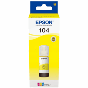 Original Epson 104 Yellow Ink Bottle