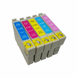 Compatible Epson T0792 - T0796 Ink Cartridge Colour Pack - 5 Inks