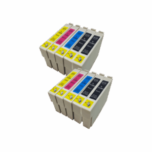 Compatible Epson T0891 - T0894 Ink Cartridge 10 Pack - Extra Black