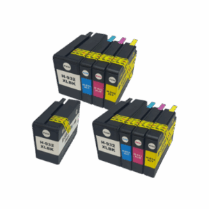 Compatible HP 932XL 933XL Ink Cartridge 9 Pack - Extra Black