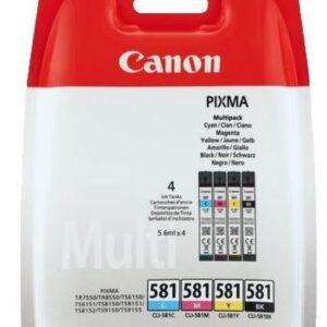 Original Canon CLI-581 Ink Cartridge Colour Multipack BK/C/M/Y